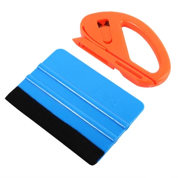 Vinyl Safety Cutter & Felt Edge Squeegee Scraper Kit Vehicle Car Wrapping Tools For Glass Cleaning And Vehicles Vinyl Removal
Vinyl Safety Cutter & Felt Edge Squeegee Scraper Kit Vehicle Car Wrapping Tools For Glass Cleaning And Vehicles Vinyl Removal