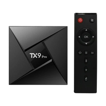 TX9Pro TV BOX Network Play Box Dual Wifi with Bluetooth TV Box 2/16GB 1080P HD (EU Plug)
TX9Pro TV BOX Network Play Box Dual Wifi with Bluetooth TV Box 2/16GB 1080P HD (EU Plug)