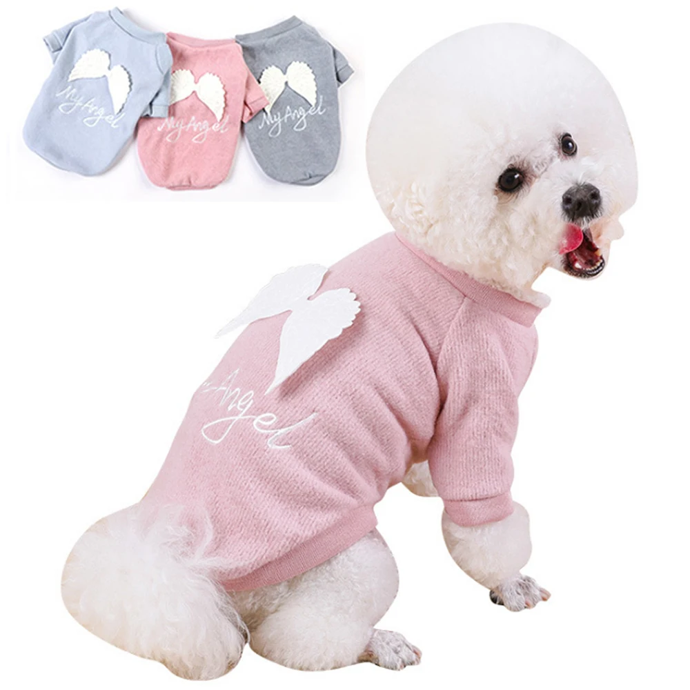 Pet Dog Clothes Autumn Winter Sporty style Dog Sweater For Small Dogs Cute Wings Dog Pullover Warm Puppy Sweater
Pet Dog Clothes Autumn Winter Sporty style Dog Sweater For Small Dogs Cute Wings Dog Pullover Warm Puppy Sweater