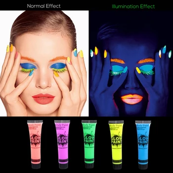 5pcs Body Paint Fluorescent Paint Make Up Body Painting Neon Face Paints
5pcs Body Paint Fluorescent Paint Make Up Body Painting Neon Face Paints