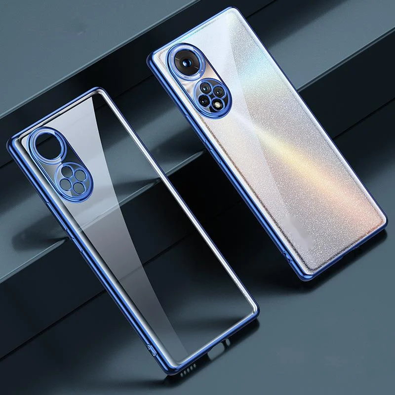 Для honor 50 для p40 p50 Гальваническая рамка фоточехол полный пакет 50pro прозрачный nova8 9