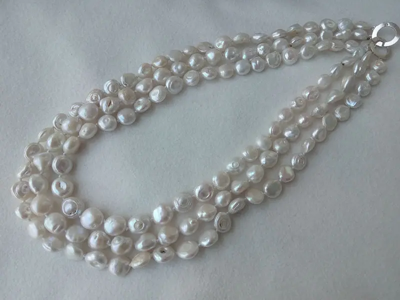 20-21-22" 3 strands reborn Keshi baroque freshwater pearl necklace
20-21-22" 3 strands reborn Keshi baroque freshwater pearl necklace