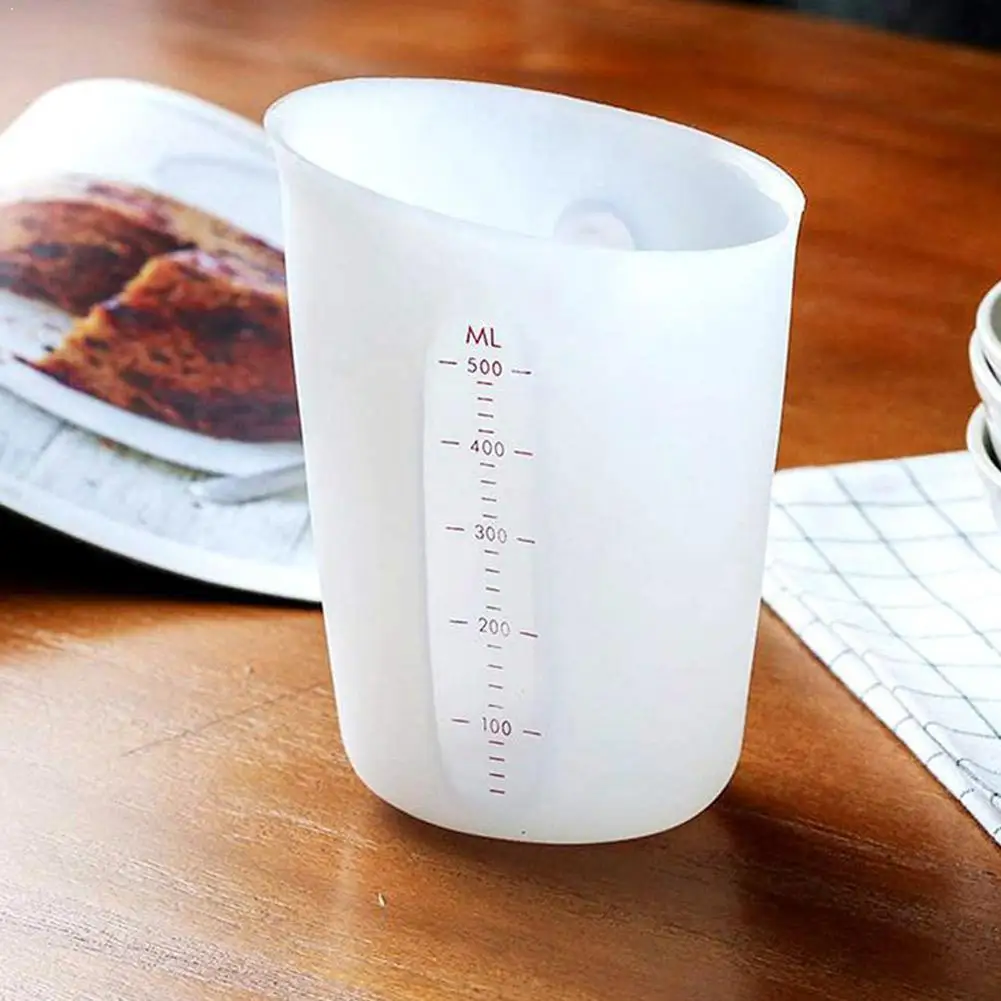500ml Translucent Double Scale Measuring Cup Baking Carry and Silicone Tool Silicone to Durable Easy T9T1
500ml Translucent Double Scale Measuring Cup Baking Carry and Silicone Tool Silicone to Durable Easy T9T1