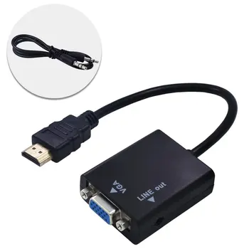 Male to Female for HDMI to VGA With Audio Converter Adaptor Cable for PC Laptop Tablet 1080P HDTV for HDMI2VGA Connector 
Male to Female for HDMI to VGA With Audio Converter Adaptor Cable for PC Laptop Tablet 1080P HDTV for HDMI2VGA Connector