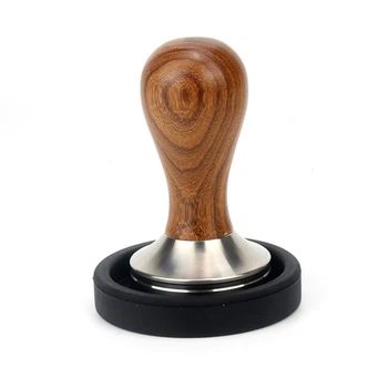 304 Stainless Steel Coffee Tamper Huanghuali Wood Handle Coffee Powder Hammer Cafe Accessories ,58mm
304 Stainless Steel Coffee Tamper Huanghuali Wood Handle Coffee Powder Hammer Cafe Accessories ,58mm