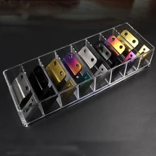 8 Grids Acrylic Transparent Hair Clipper Blade Protection Box Storage Box For Travel And Carrying
8 Grids Acrylic Transparent Hair Clipper Blade Protection Box Storage Box For Travel And Carrying