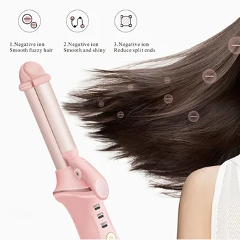 Two-In-One Professional Electric Curling Iron Tourmaline Ceramic Curling Iron LED Temperature Display Fashion Styling Tool
Two-In-One Professional Electric Curling Iron Tourmaline Ceramic Curling Iron LED Temperature Display Fashion Styling Tool