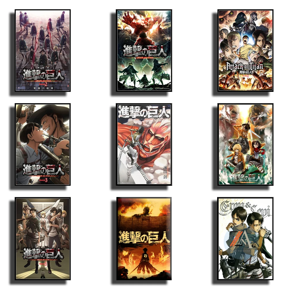 Attack On Titan Anime Figure Poster Canvas Paintings and Prints Modern Cuadros Art Decoration Mural Home Kids Room Decor
Attack On Titan Anime Figure Poster Canvas Paintings and Prints Modern Cuadros Art Decoration Mural Home Kids Room Decor