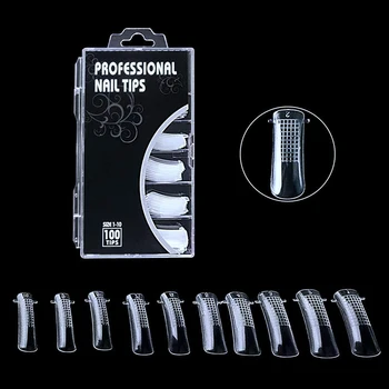 100Pcs/Box Nail Forms Mold Clear Dual Nail Forms Full Cover Acrylic Nail Extension Forms False Nail Mold With Box
100Pcs/Box Nail Forms Mold Clear Dual Nail Forms Full Cover Acrylic Nail Extension Forms False Nail Mold With Box