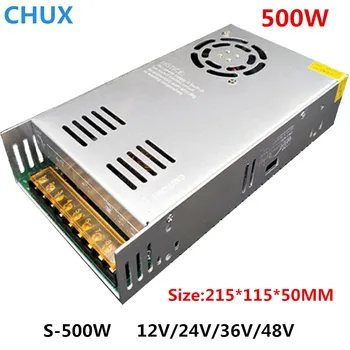 

CHUX 12V 15V 24V 27V 36V 42V 48V Switching Power Supply 500w Single Output 110V 220V AC DC LED transformer Power Supplies