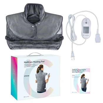 Electric Large Warming Heating Shawl Pad Neck Back Warmer Heat Wrap Adjustable Temperature Seting Belt Design Automatic Shut OFF
Electric Large Warming Heating Shawl Pad Neck Back Warmer Heat Wrap Adjustable Temperature Seting Belt Design Automatic Shut OFF