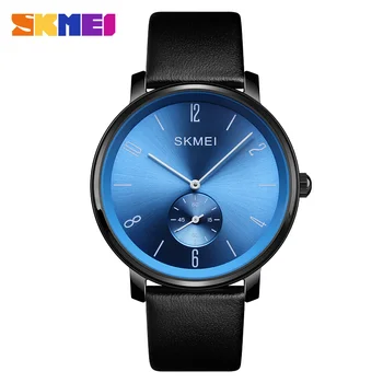 Men's Quartz Watch Brand SKMEI Men Wristwatch Business Leather Quartz Bracelet Mens Clock 30M Waterproof Relogio Masculino
Men's Quartz Watch Brand SKMEI Men Wristwatch Business Leather Quartz Bracelet Mens Clock 30M Waterproof Relogio Masculino