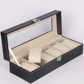 PU Leather Watch Box 3/6/10/12 Slots Mens Watch Box Organizer Gift Watch and Jewelry Box 
PU Leather Watch Box 3/6/10/12 Slots Mens Watch Box Organizer Gift Watch and Jewelry Box
