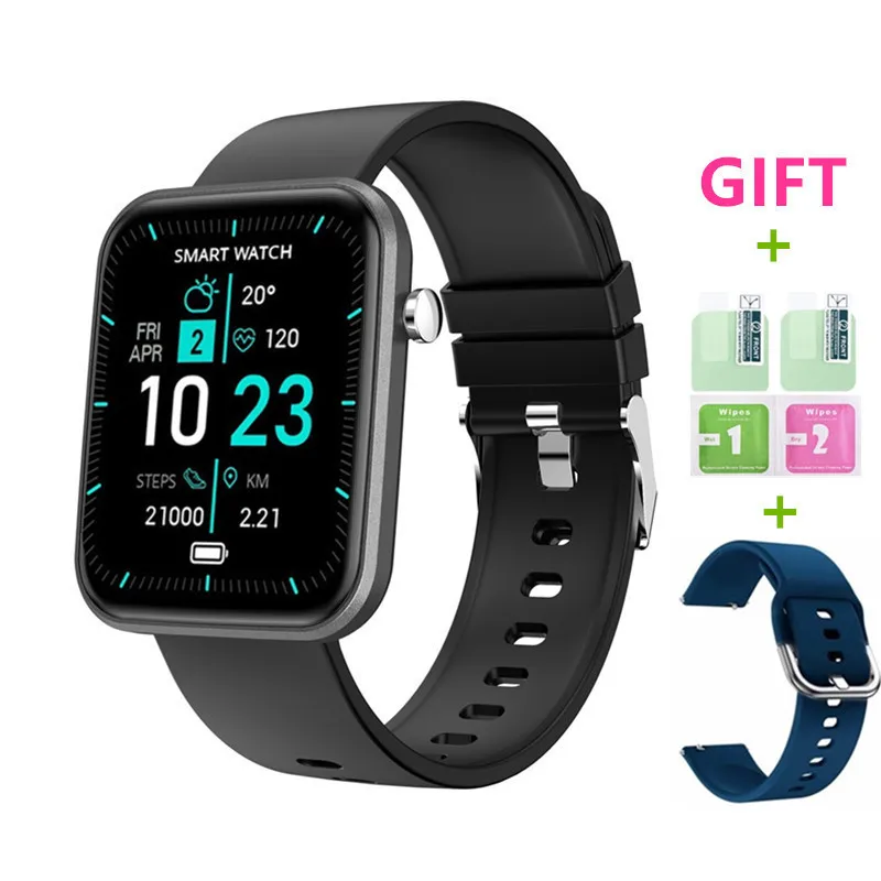 2021 Smart Watch Men Women1.69 Inch Heart Rate Sleep Monitor Fitness Bracelet Sports Tracking Smartwatch for Android iOS Xiaomi |