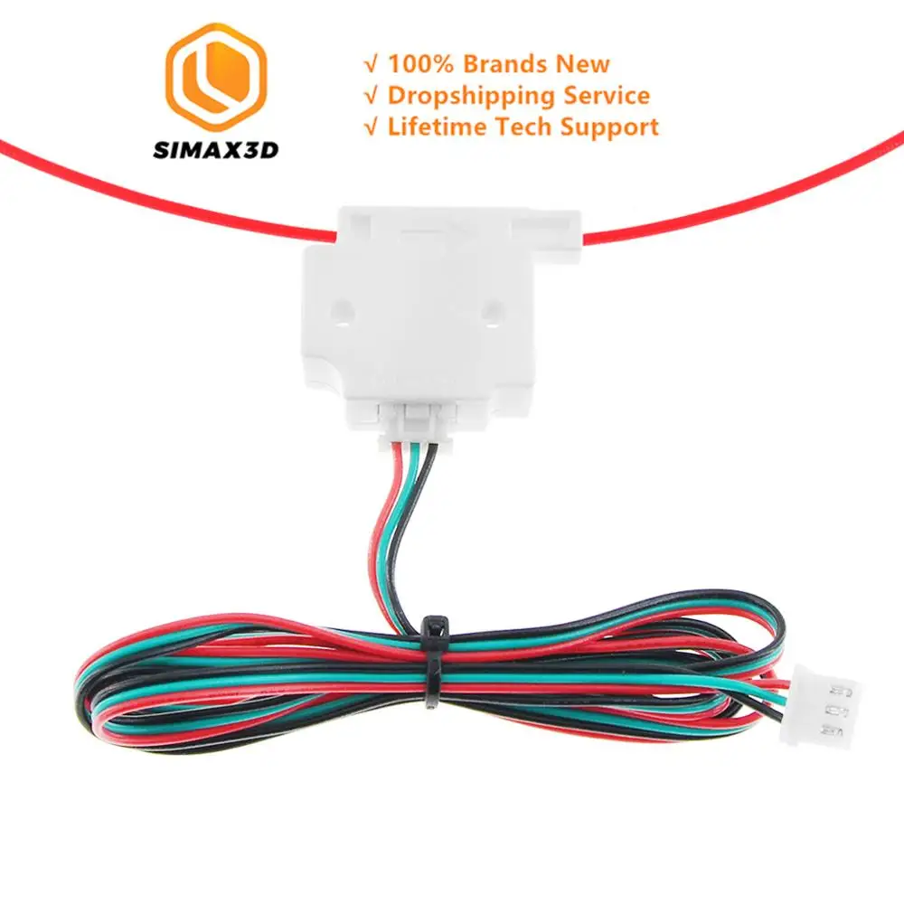 SIMAX3D material Filament Break Detection with Cable 1.75mm/3mm Run-out Sensor Module Pause Monitor 3d Printer DIY Kit
SIMAX3D material Filament Break Detection with Cable 1.75mm/3mm Run-out Sensor Module Pause Monitor 3d Printer DIY Kit