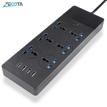 Multiple Power Strip Surge Protector 4 Way Universal Extension Sockets Lead Outlets USB Plug Adapter 2m Cord Switch Fuse Shutter
Multiple Power Strip Surge Protector 4 Way Universal Extension Sockets Lead Outlets USB Plug Adapter 2m Cord Switch Fuse Shutter