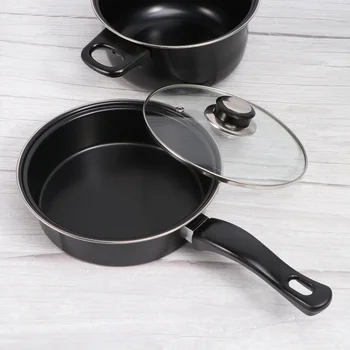 1 Set Portable Cookware Set Non-stick Pan Frying Pan Kit for Store Restaurant Cafe
1 Set Portable Cookware Set Non-stick Pan Frying Pan Kit for Store Restaurant Cafe