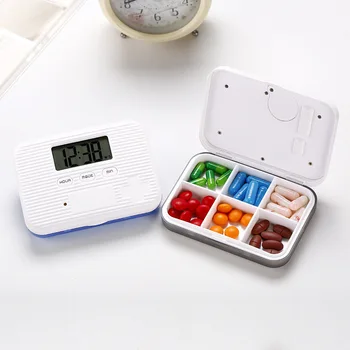 6 Grid Pill Box Digital Medicine Storage Box Smart Electronic Timing Reminder Pillbox Alarm Timer Pills Organizer Pill Container
6 Grid Pill Box Digital Medicine Storage Box Smart Electronic Timing Reminder Pillbox Alarm Timer Pills Organizer Pill Container