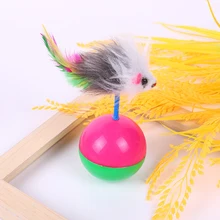 

1PC New Arrival Durable Pet Cat Toys Mimi Favorite fur Mouse Tumbler Kitten Cat Toys Plastic Play Balls for Catch Cats Supplies