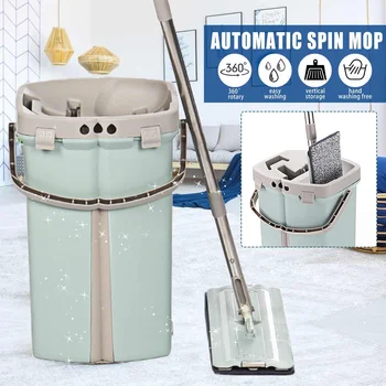Mop Cloth with Bucket Bucket Hand Free Wringing Mop Self Wet And Cleaning System Dry Cleaning Microfiber Mop Floor
Mop Cloth with Bucket Bucket Hand Free Wringing Mop Self Wet And Cleaning System Dry Cleaning Microfiber Mop Floor