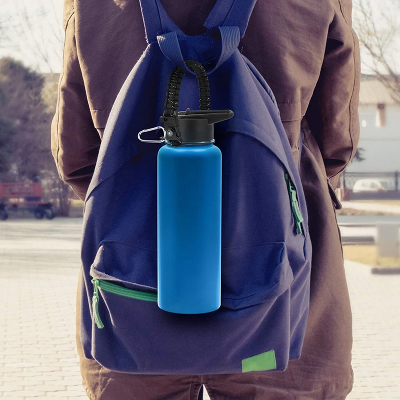 Wide Mouth Straw Lid and Bottom Boot Sleeve for 32Oz and 40Oz Sports Water Bottle, Plus Safety Ring, 2 Replacement Gasket, 2 Str
Wide Mouth Straw Lid and Bottom Boot Sleeve for 32Oz and 40Oz Sports Water Bottle, Plus Safety Ring, 2 Replacement Gasket, 2 Str