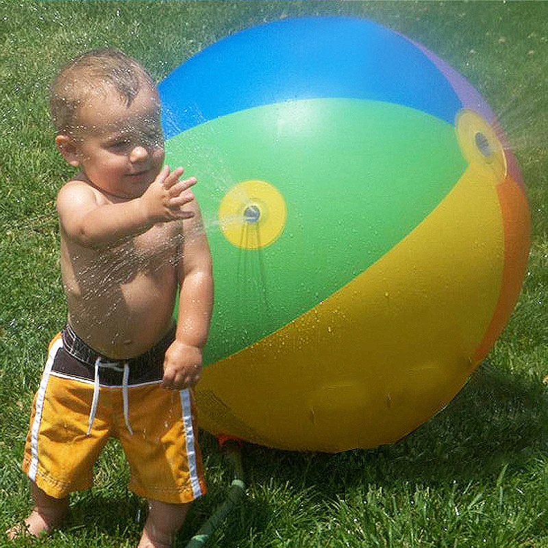 Inflatable Water Spray Ball Shui-Lu Two Play Water Ball Beach Ball Children Grass Balloon Fun Interactive Water Ball Toynew
Inflatable Water Spray Ball Shui-Lu Two Play Water Ball Beach Ball Children Grass Balloon Fun Interactive Water Ball Toynew