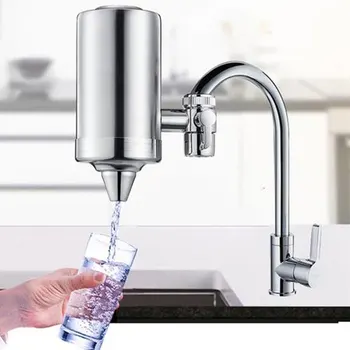 Household Tap Water Filter Insert Home Kitchen Faucet Water Filtration System Filter Replacement Stainless Steel Water Purifier
Household Tap Water Filter Insert Home Kitchen Faucet Water Filtration System Filter Replacement Stainless Steel Water Purifier