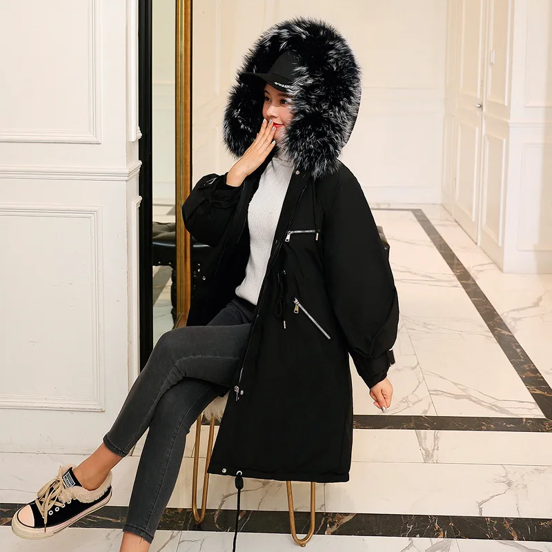 Slimming down Jacket 2019 New Style Loose-Fit Waist Hugging Pike-Style Clothes Coat Korean-style down Feather Women's Mid-length
Slimming down Jacket 2019 New Style Loose-Fit Waist Hugging Pike-Style Clothes Coat Korean-style down Feather Women's Mid-length