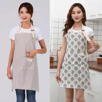 2 Pcs Cotton Linen Cooking Apron Adjustable Soft Chef Apron with Pocket for Kitchen @LS 
2 Pcs Cotton Linen Cooking Apron Adjustable Soft Chef Apron with Pocket for Kitchen @LS