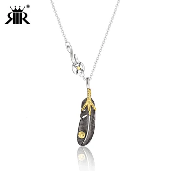 RIR Minimalist Eagle Claw Feather Exquisite Pendant Necklace Creative Chain Eagle Feather Accessories Jewelry Necklace Unisex
RIR Minimalist Eagle Claw Feather Exquisite Pendant Necklace Creative Chain Eagle Feather Accessories Jewelry Necklace Unisex