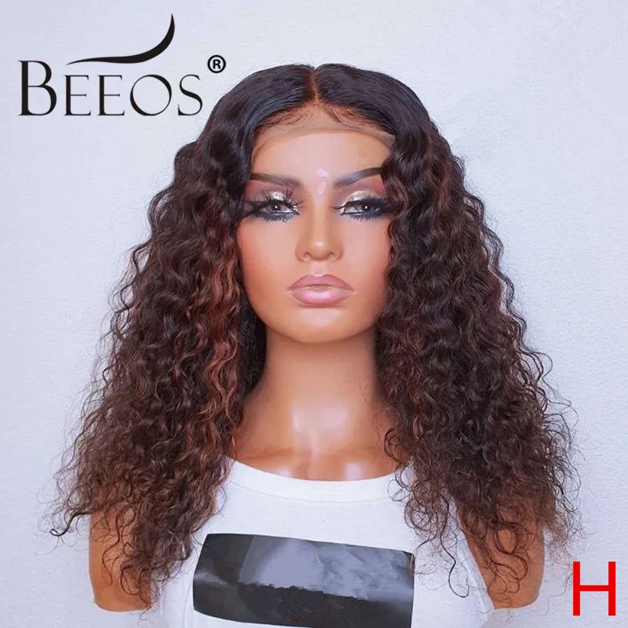 Beeos 180% 13*6*1 T Part Lace Human Hair Wig Ombre Colored Curly Brazilian Remy Hair Pre Plucked Hairline Bleached Knots
Beeos 180% 13*6*1 T Part Lace Human Hair Wig Ombre Colored Curly Brazilian Remy Hair Pre Plucked Hairline Bleached Knots