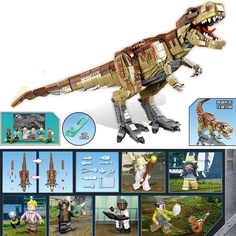 NEW Jurassic Owen Raptor Fight T. Rex Transport Building Blocks Bricks Model Kids Classic World Movie Toy Compatible Legoinglys
NEW Jurassic Owen Raptor Fight T. Rex Transport Building Blocks Bricks Model Kids Classic World Movie Toy Compatible Legoinglys