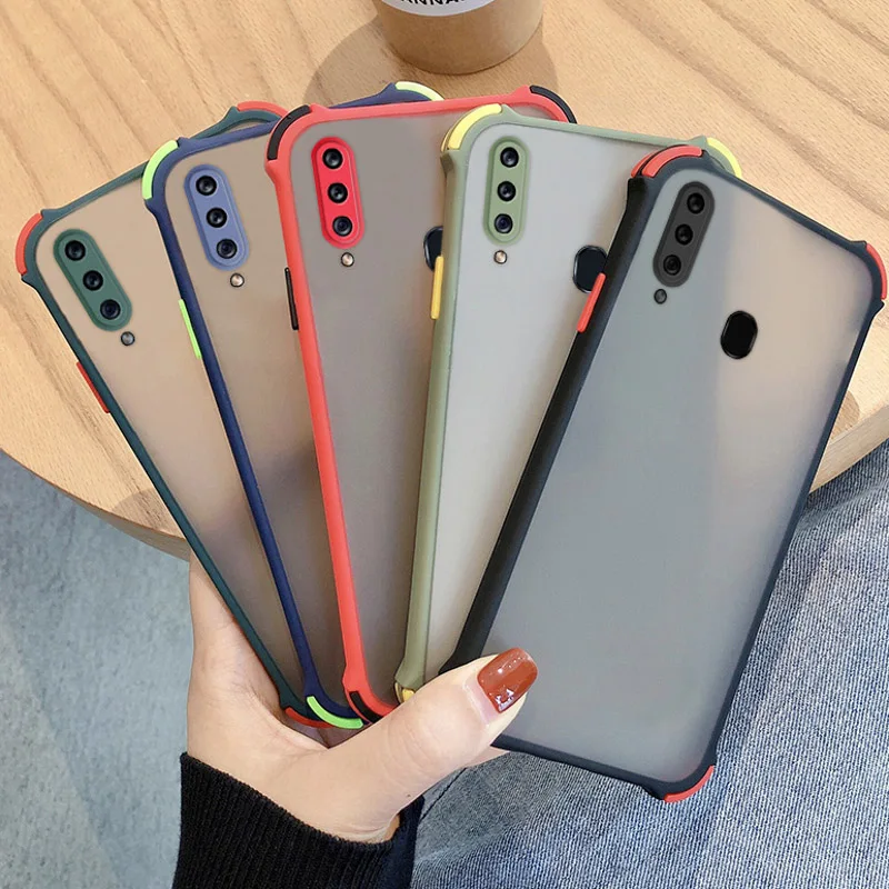 Для Samsung A51 A71 A50 A70 прозрачный противоударный чехол подушка безопасности для A10 A20