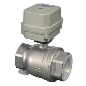 DN50 2'' 2 Way 9-24VAC/DC Stainless Steel Motorized Ball Valve Electric Water Control Valve Auto Return With Position Indicator
DN50 2'' 2 Way 9-24VAC/DC Stainless Steel Motorized Ball Valve Electric Water Control Valve Auto Return With Position Indicator