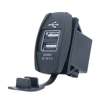 Auto Car Universal 5V 3.1A Dual USB Power Adapter Socket Charger with LED Light for Mobile Phone Tablet Navigator
Auto Car Universal 5V 3.1A Dual USB Power Adapter Socket Charger with LED Light for Mobile Phone Tablet Navigator