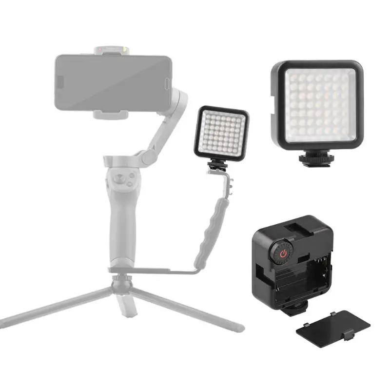 49 Bead Dimmable LED Lamp Square Fill Light L-shaped Handheld Bracket Folding Tripod for DJI Os-mo Mobile3/2 Camera
49 Bead Dimmable LED Lamp Square Fill Light L-shaped Handheld Bracket Folding Tripod for DJI Os-mo Mobile3/2 Camera