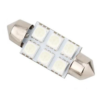 Car Festoon Led Light BLUE Light 6 LED 5050 6 SMD Universal 36mm 12V 10 pcs High Bright
Car Festoon Led Light BLUE Light 6 LED 5050 6 SMD Universal 36mm 12V 10 pcs High Bright