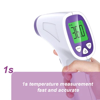 Adults Digital Thermometer Infrared Non-Contact Forehead Thermometer Gun Test
Adults Digital Thermometer Infrared Non-Contact Forehead Thermometer Gun Test