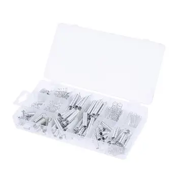 200PCS Spring assortment Spiral Spring Galvanized Spring Set Spring Rate Extension Spring
200PCS Spring assortment Spiral Spring Galvanized Spring Set Spring Rate Extension Spring