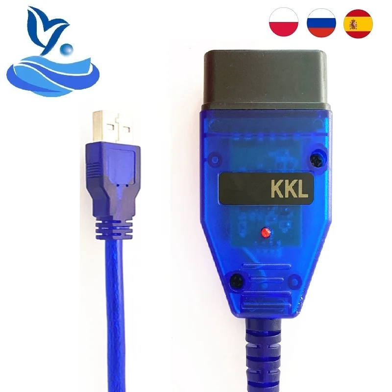 Диагностический интерфейс FT232RL VAG COM 409 KKL Vag Com OBD2 кабель USB 1 OBDII OBD диагностический