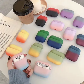 New Silicone Case for Airpods Pro for Apple Airpods Case 1 & 2 Hard Case PC Rainbow Frosted Protective Headphone Case
New Silicone Case for Airpods Pro for Apple Airpods Case 1 & 2 Hard Case PC Rainbow Frosted Protective Headphone Case