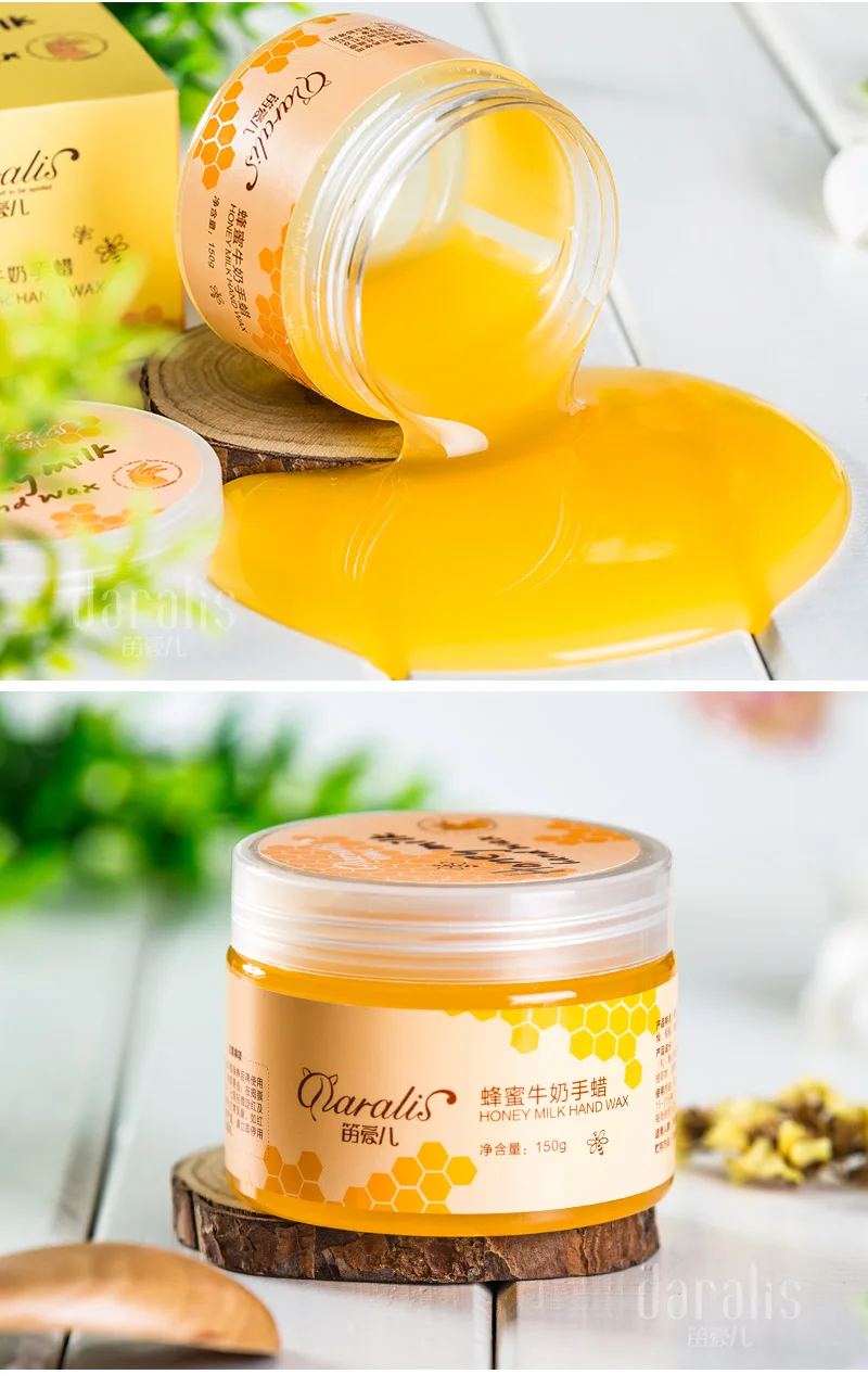 150g Milk Honey Paraffin Wax Hand Mask Hand Care Moisturizing Whitening Skin Care Exfoliating Calluses Hand Film Hand Cream 150g Milk Honey Paraffin Wax Hand Mask Hand Care Moisturizing Whitening Skin Care Exfoliating Calluses Hand Film Hand Cream