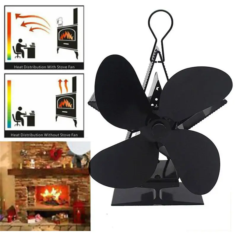 4 Blade Fireplace Fan Heat Wood Burner Eco Friendly Quiet Fan Home Efficient Heat Distribution Stove Fan
4 Blade Fireplace Fan Heat Wood Burner Eco Friendly Quiet Fan Home Efficient Heat Distribution Stove Fan