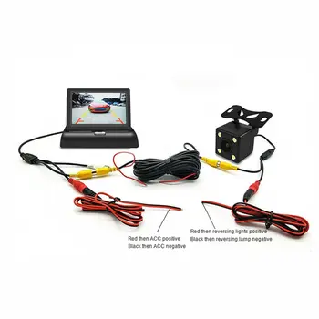 Reversing Camera Hd 4 Light Rear View Camera 4.3 Inch Folding Monitor Set Hd Camera 4.3 Inch Folding Display
Reversing Camera Hd 4 Light Rear View Camera 4.3 Inch Folding Monitor Set Hd Camera 4.3 Inch Folding Display