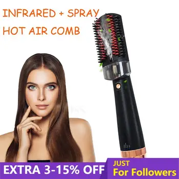 Professional Spray Infrared Hair Straightener Brush Hair Infrared Device Massager Brush Spray Hair Straightener Hair Care
Professional Spray Infrared Hair Straightener Brush Hair Infrared Device Massager Brush Spray Hair Straightener Hair Care