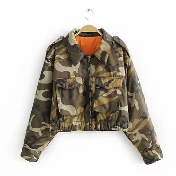 Hot sale XE73 Euro-American Wind Lady's new camouflage jacket with cotton jacket
Hot sale XE73 Euro-American Wind Lady's new camouflage jacket with cotton jacket