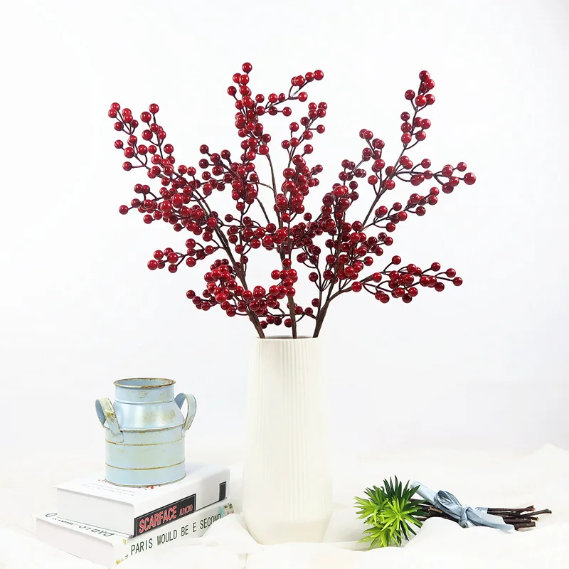 Model Fruit Berry Branch Red fa cai guo Holly Fruit Living Room Decoration Flower Arrangement Wedding Decoration Manufacturers W
Model Fruit Berry Branch Red fa cai guo Holly Fruit Living Room Decoration Flower Arrangement Wedding Decoration Manufacturers W
