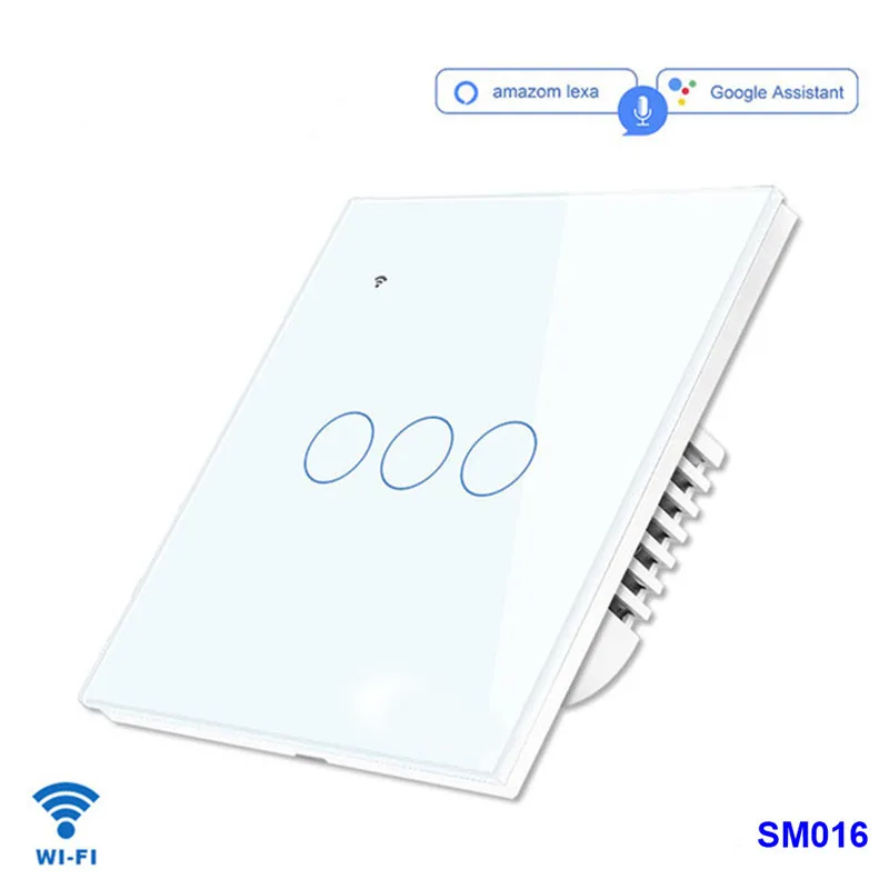 Somgoms 86 Type LED Lamp Wifi Touch Smart Switch Google Home Automation Wireless APP Remote Control Built-in Light Switches
Somgoms 86 Type LED Lamp Wifi Touch Smart Switch Google Home Automation Wireless APP Remote Control Built-in Light Switches