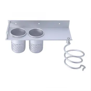 Wall Mount Hair Dryer Hanging Rack Organizer Multifunctional Aluminum Teeth Brush Holder 
Wall Mount Hair Dryer Hanging Rack Organizer Multifunctional Aluminum Teeth Brush Holder