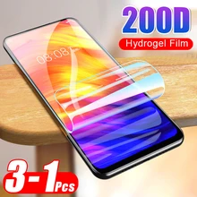 3-1 шт 200D Защитная Гидрогелевая пленка для Xiaomi Redmi Note 8 7 6 5 Pro 8A 7A 6A K20 защита экрана полное покрытие Гидрогелевая пленка(China)